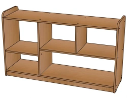Shelving unit No.1 from set ''Modular corner'' H=700/ SZH20