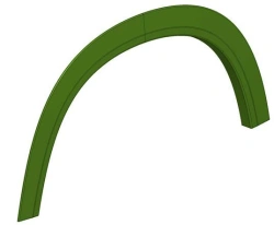 Rear wing arch left A63R42-8404119-20
