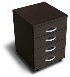 Wooden bedside table. Bedroom furniture