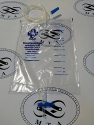 Single-use medical urethraceptor according to TU 32.50.13-002-84148676-2017 Bedside drained urethraceptor (type 156)