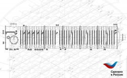 Column with multi-cap plates KMT