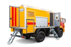 Truck with diesel engine mod. 4795F4 on the base vehicle KAMAZ 43502-D5 (without CMU)