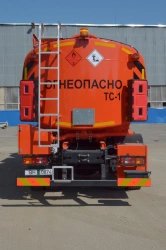 Airfield fuel tanker type GRK63 modification 56167-0000010-50 on chassis KAMAZ-65115-5H