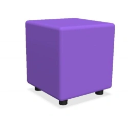 Seating pouffe, mainly with wooden frame TV-APUF-2.16.01