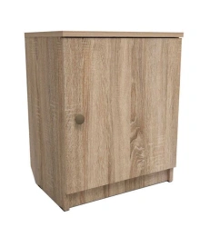 LDPE bedside cabinet with shelf (TH25)