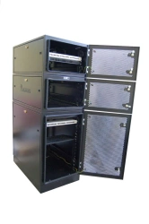 Three-section telecommunication cabinet (TTSH 30U)
