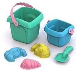 Set No. 7 "Summer" SHKODA (bucket small+bucket bol+sovok bol+3 moulds)