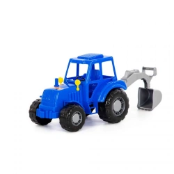Tractor "Altai" (blue) with shovel (in net), article number 84866
