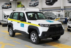 Vehicle type NV30, mod. NV300J cat. M1G version "Carriage of disabled persons", on the basis of LADA NIVA vehicle, type 2123.