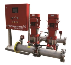 Complete pump unit for water and foam fire extinguishing systems Hydro MX 1/1 CR15-2