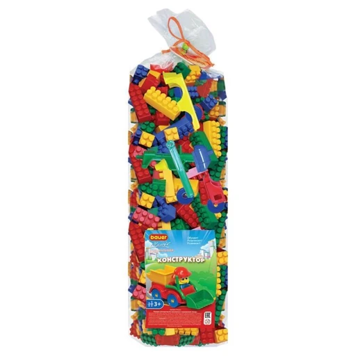Bauer Classic Series Educational Building Toy Super Bag 592 Pieces (Pack) Model 8004