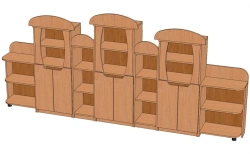 Shelving unit "Fungus". Model: S-Gb