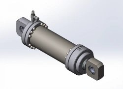 Hydraulic actuator for shut-off valves of the pressure pipeline of the Prosyanskaya MHPPP
