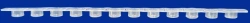 Disposable plate for laboratory research according to TU 32.50.50-017-54287340-2021: Flat 12-well lid to plate PL-2-9.