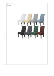 Removable chair covers
