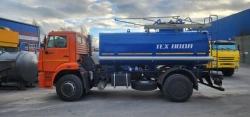 Tank truck for transportation of food liquids (technical water) ??? 4671?3-20 on chassis Kamaz 53605-5N