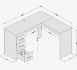 Table model "Arizona OBST-1"