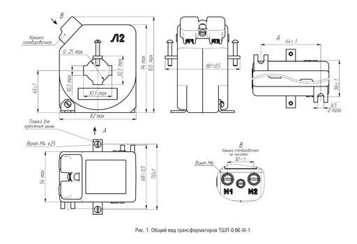 Current Transformers TSHL-0.66-III for Measurement and Control