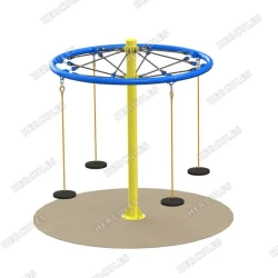 Carousel with hangers