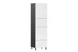Sherwood LD.281210.000 Utensil cabinet front (set) (White gloss/Black )