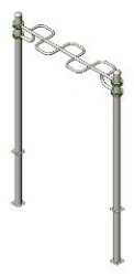 Exercise apparatus AKS-713 U-shaped handwalk