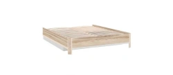 Marta LD.636360.000 Bed frame 1200 with lifting mechanism (White/Desira Ash )