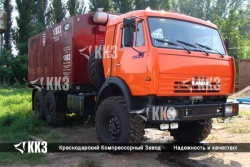 Mobile nitrogen compressor station TGA-5/101