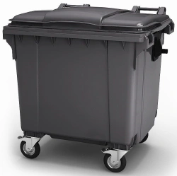Mobile waste bin 1100l Art.29.C21 (20.807.1.98.PE; 21.056.98.PE)