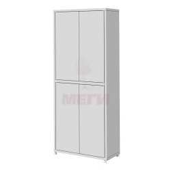 ??-04-???(???-648.01) Two-section double-leaf medical metal cupboard