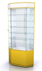 Internal corner cupboard for pharmacies 700x700x2200 AVU-01