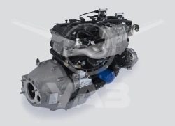 040911100040000 Engine (for UAZ cars SGR, EURO-4, AI-92, BOSCH ECU, WITH CLUTCH, PULKLIN BELTS, WITH CRONCH)