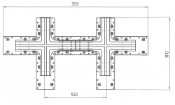 Crossing of two crossings of project 2576.100