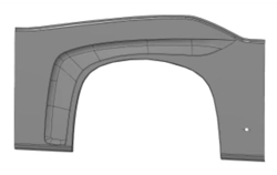 Left rear arch left panel 5299-401-5402502-02