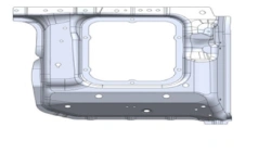 Front panel right A9606250307
