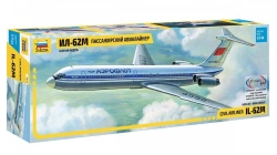 Assembled model Soviet passenger airliner Il-62M