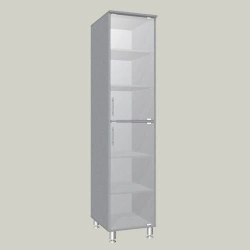 General-purpose cupboard with two glass doors model MSHS-5