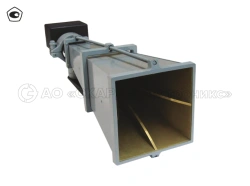 P6-126 broadband dual channel measuring horn antenna (with biorthogonal circular polarisation) from 2-(15) 18 GHz