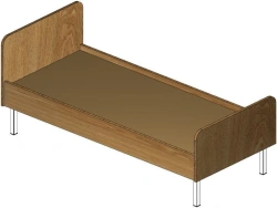 Children's household wooden furniture, "DSK-Mebel" brand. Children's bed