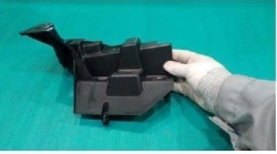 Right boot door opening pillar trim bracket