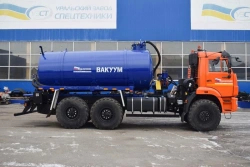 Slurry tanker (MB), UZST brand, type UZST03, modification 5676-19 on KAMAZ 43118-RS chassis.
