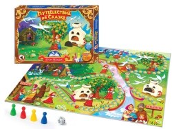Board game. A journey through the fairy tale "The Swan Goose".