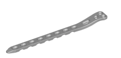 Shaped plate with limited contact femoral tibial condyle, article no. 94.23.XXX