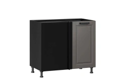 Type 4 LD.270210.000 Kitchen cabinet 1000 corner cabinet (Black )