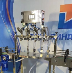 Semiautomatic filling machine for calm liquid, model: PAR-2
