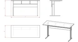 Classroom table (series CA.1)