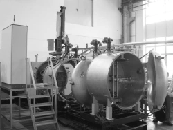 Vacuum melting unit for casting of blades with directed and monocrystalline structure UVNK9A