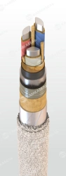 Power cable with aluminium conductors with impregnated paper insulation, for voltage 3, 6, 10 kV of AABLShv grade according to T