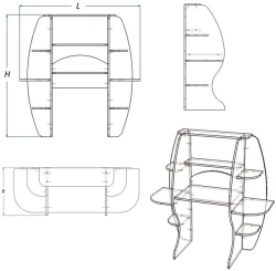 Children's wall Automotive workshop (DSAV series)
