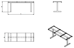 Metal bench (CM series)