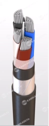 Power cable with aluminium conductors insulated with polyvinylchloride plasticate for rated voltage 0,66 and 1 kV grade A